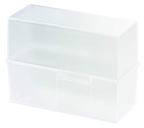 HAN Karteibox DIN A5 quer, für 450 Karten mit Stahlscharnier, transluzent-klar, 975-63 HAN Karteibox DIN A5 quer, für 450 Karten mit Stahlscharnier, transluzent-klar, 975-63 von HAN