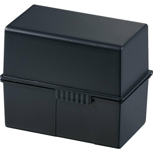 HAN Karteibox DIN A6 quer – innovatives, attraktives Design für 400 Karteikarten mit Stahlscharnier, schwarz, 976-13, 1 Stück HAN Karteibox DIN A6 quer – innovatives, attraktives Design für 400 Karteikarten mit Stahlscharnier, schwarz, 976-13, 1 Stück von HAN