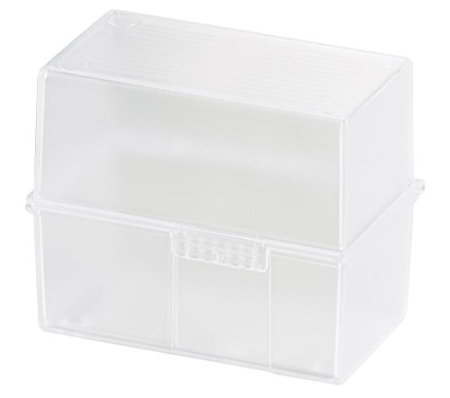 HAN Karteibox DIN A8 quer, mit A-Z Register und 100 Karten, transluzent-klar, 979-63 HAN Karteibox DIN A8 quer, mit A-Z Register und 100 Karten, transluzent-klar, 979-63 von HAN