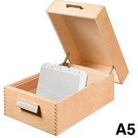 HAN Karteikasten DIN A5 für 1.500 Karteikarten braun mit Deckel HAN Karteikasten DIN A5 für 1.500 Karteikarten braun mit Deckel von HAN