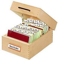 HAN Karteikasten DIN A5 für 900 Karteikarten braun mit Deckel HAN Karteikasten DIN A5 für 900 Karteikarten braun mit Deckel von HAN