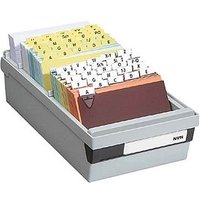 HAN Karteikasten DIN A6 für 800 Karteikarten grau mit Deckel HAN Karteikasten DIN A6 für 800 Karteikarten grau mit Deckel von HAN