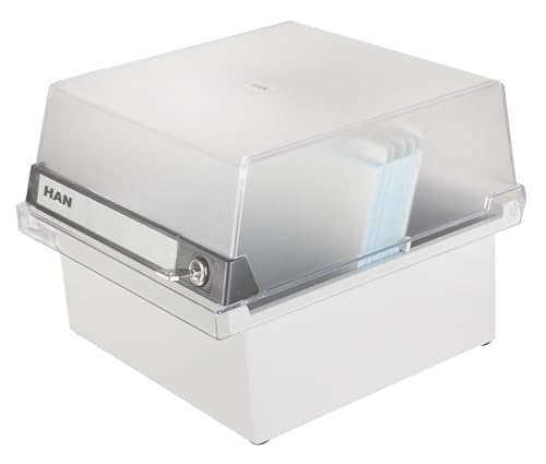 HAN SPECIAL EDITION 965-S-631 Karteikasten Lichtgrau max. Anzahl der Karten: 800 Karten DIN A5 quer mit Schloss HAN SPECIAL EDITION 965-S-631 Karteikasten Lichtgrau max. Anzahl der Karten: 800 Karten DIN A5 quer mit Schloss von HAN