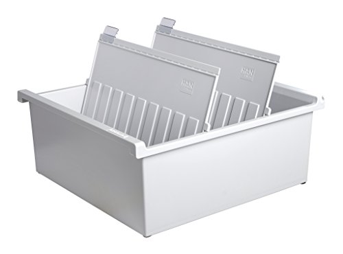 HAN Karteitrog DIN A4 quer, Karteibox, Lernbox, modernes Design, für 1.300 Karten, inklusive 2 Stützplatten mit Sichtreitern, lichtgrau, 954-0-11 HAN Karteitrog DIN A4 quer, Karteibox, Lernbox, modernes Design, für 1.300 Karten, inklusive 2 Stützplatten mit Sichtreitern, lichtgrau, 954-0-11 von HAN