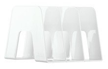 HAN Katalogsammler SORTER - hochgl„nzend, 3 F„cher, extra stabil, weiá von HAN