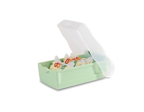 HAN Lernkarteibox CROCO, einfach Vokabeln lernen mit 5-Fächer-Lernsystem, DIN A8 Karteikasten für 500 Karten, 998-805, transluzent/pastellgrün HAN Lernkarteibox CROCO, einfach Vokabeln lernen mit 5-Fächer-Lernsystem, DIN A8 Karteikasten für 500 Karten, 998-805, transluzent/pastellgrün von HAN