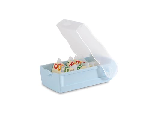 HAN Lernkarteibox CROCO, einfach Vokabeln lernen mit 5-Fächer-Lernsystem, DIN A8 Karteikasten für 500 Karten, 998-884, transluzent/pastellblau HAN Lernkarteibox CROCO, einfach Vokabeln lernen mit 5-Fächer-Lernsystem, DIN A8 Karteikasten für 500 Karten, 998-884, transluzent/pastellblau von HAN