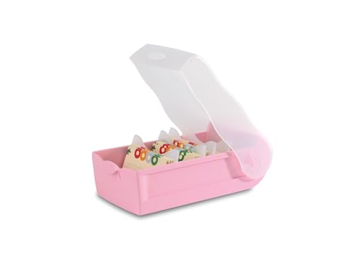 HAN Lernkarteibox CROCO, einfach Vokabeln lernen mit 5-Fächer-Lernsystem, DIN A8 Karteikasten für 500 Karten, 998-886, transluzent/pastellrosa HAN Lernkarteibox CROCO, einfach Vokabeln lernen mit 5-Fächer-Lernsystem, DIN A8 Karteikasten für 500 Karten, 998-886, transluzent/pastellrosa von HAN