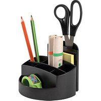 HAN Schreibtisch-Organizer RONDO KARMA öko-schwarz 100% Recyclingmaterial 9 Fächer 14,0 x 14,0 x 10,9 cm HAN Schreibtisch-Organizer RONDO KARMA öko-schwarz 100% Recyclingmaterial 9 Fächer 14,0 x 14,0 x 10,9 cm von HAN
