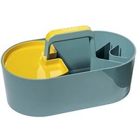HAN Schreibtisch-Organizer Toolbox Loft blau Kunststoff 4 Fächer 34,0 x 18,7 x 18,8 cm von HAN