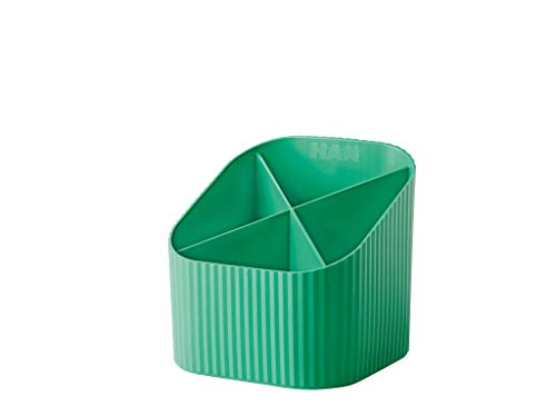 HAN Schreibtischköcher Re-X-LOOP - say yes to 100% recycled, modernes, junges Design für alle Schreibtischutensilien, grün, 17238-905 von HAN