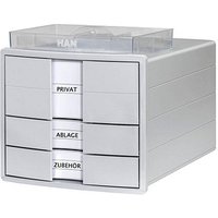 HAN Schubladenbox IMPULS lichtgrau 1017-11, DIN C4 mit 3 Schubladen HAN Schubladenbox IMPULS lichtgrau 1017-11, DIN C4 mit 3 Schubladen von HAN