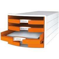 HAN Schubladenbox IMPULS orange 1013-51, DIN C4 mit 4 Schubladen HAN Schubladenbox IMPULS orange 1013-51, DIN C4 mit 4 Schubladen von HAN