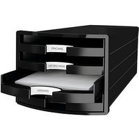 HAN Schubladenbox IMPULS schwarz 1013-13, DIN C4 mit 4 Schubladen HAN Schubladenbox IMPULS schwarz 1013-13, DIN C4 mit 4 Schubladen von HAN