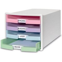 HAN Schubladenbox IMPULS rosa, lila, blau, grün 1013-129, DIN A4, DIN C4 mit 4 Schubladen HAN Schubladenbox IMPULS rosa, lila, blau, grün 1013-129, DIN A4, DIN C4 mit 4 Schubladen von HAN
