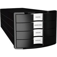 HAN Schubladenbox Impuls schwarz 1012-13, DIN C4 mit 4 Schubladen HAN Schubladenbox Impuls schwarz 1012-13, DIN C4 mit 4 Schubladen von HAN