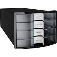 HAN Schubladenbox Impuls transparent 1012-363, DIN C4 mit 4 Schubladen HAN Schubladenbox Impuls transparent 1012-363, DIN C4 mit 4 Schubladen von HAN