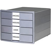 HAN Schubladenbox KARMA grau 10128-18, DIN C4 mit 4 Schubladen HAN Schubladenbox KARMA grau 10128-18, DIN C4 mit 4 Schubladen von HAN