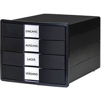 HAN Schubladenbox KARMA schwarz 10128-13, DIN C4 mit 4 Schubladen HAN Schubladenbox KARMA schwarz 10128-13, DIN C4 mit 4 Schubladen von HAN