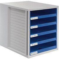 HAN Schubladenbox Schrank-Set blau 1401-14, DIN C4 mit 5 Schubladen HAN Schubladenbox Schrank-Set blau 1401-14, DIN C4 mit 5 Schubladen von HAN