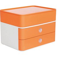 HAN Schubladenbox Smart Box plus ALLISON  apricot orange 1100-81, DIN A5 mit 3 Schubladen von HAN