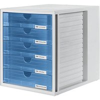 HAN Schubladenbox blau-transparent 1450-64, DIN A4 mit 5 Schubladen HAN Schubladenbox blau-transparent 1450-64, DIN A4 mit 5 Schubladen von HAN