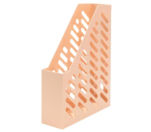 HAN Stehsammler KLASSIK - 10 STÜCK, moderner Stehsammler, Prospektsänder, Unterlagenhalter, Zeitungsständer bis Format A4/C4, premium Qualität, 1601-881, pastellorange HAN Stehsammler KLASSIK - 10 STÜCK, moderner Stehsammler, Prospektsänder, Unterlagenhalter, Zeitungsständer bis Format A4/C4, premium Qualität, 1601-881, pastellorange von HAN