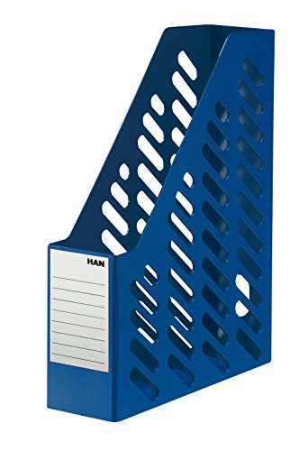 HAN Stehsammler KLASSIK – 2 STÜCK, moderner Stehsammler im zeitgemäßen Design. Funktional, hochwertig und schick bis Format DIN A4/C4, blau, 1600-14 von HAN