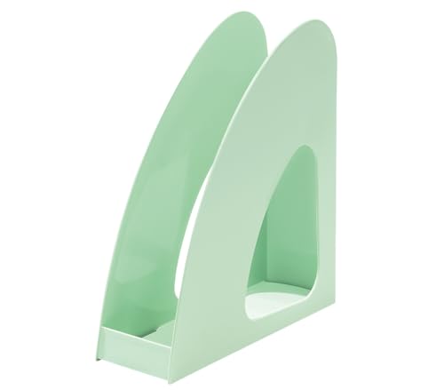 HAN Stehsammler Re-LOOP - 6 Stück, say yes to 100% recycled, Zeitungsständer, Stehordner, modernes, junges Design für DIN A4/C4 Unterlagen, 76 x 239 x 256 mm, 16218-805, pastellgrün HAN Stehsammler Re-LOOP - 6 Stück, say yes to 100% recycled, Zeitungsständer, Stehordner, modernes, junges Design für DIN A4/C4 Unterlagen, 76 x 239 x 256 mm, 16218-805, pastellgrün von HAN