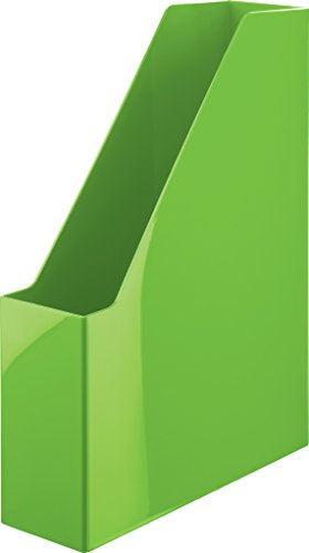 HAN Stehsammler i-Line, eleganter, moderner Stehsammler mit großem Volumen für Hefte, Zeitschriften, Prospekte & Mappen, bis Format A4/C4, 16501-90, grün von HAN