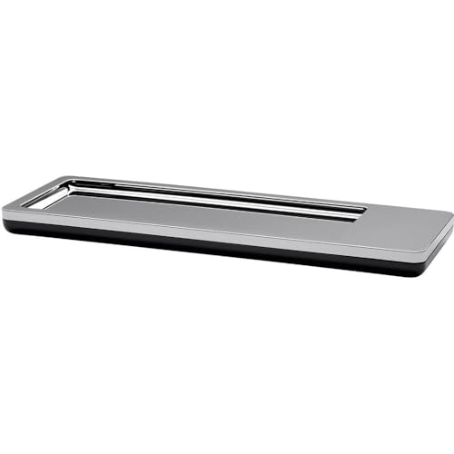 HAN Stiftschale i-Line CHROME – elegante, moderne Stiftablage mit Magnet für Büroklammern und rutschfestem Schaumstoffboden, 27650-88, chrome HAN Stiftschale i-Line CHROME – elegante, moderne Stiftablage mit Magnet für Büroklammern und rutschfestem Schaumstoffboden, 27650-88, chrome von HAN