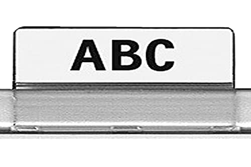 Han 9001 Sichtreiter für Stützplatten, verschiebbar, Hart-PVC, 35 mm breit, 10er Packung, transparent Han 9001 Sichtreiter für Stützplatten, verschiebbar, Hart-PVC, 35 mm breit, 10er Packung, transparent von HAN