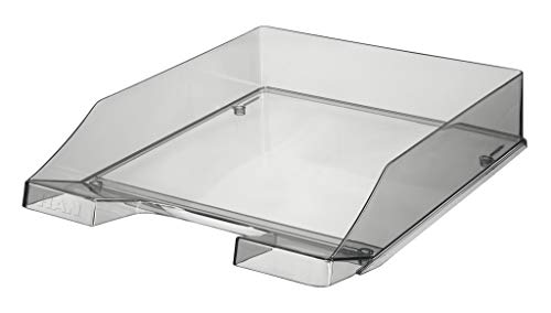Han Briefablage Klassik TRANSPARENT, 6 STÜCK, Moderne, transparente und stapelbare Ablage im frischen Design bis Format DIN A4/C4, 1026-X-24, transparent-grau Han Briefablage Klassik TRANSPARENT, 6 STÜCK, Moderne, transparente und stapelbare Ablage im frischen Design bis Format DIN A4/C4, 1026-X-24, transparent-grau von HAN