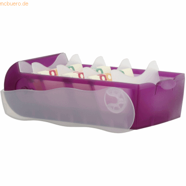 Han Karteibox Croco A8 quer transluzent lila Han Karteibox Croco A8 quer transluzent lila von HAN