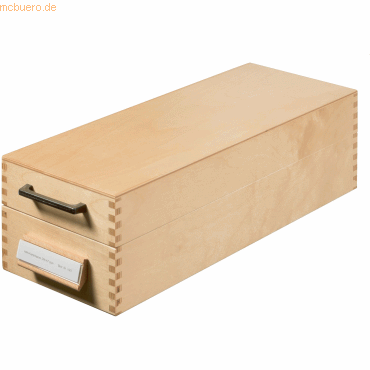Han Karteikasten A7 quer Holz für 1000-1500 Karten Han Karteikasten A7 quer Holz für 1000-1500 Karten von HAN