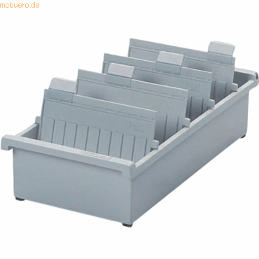 Han Karteitrog A7 quer für 800 Karten lichtgrau Han Karteitrog A7 quer für 800 Karten lichtgrau von HAN