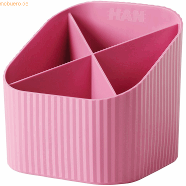 Han Schreibtischköcher Re-X-Loop 4 Fächer RC-Kunststoff rosa Han Schreibtischköcher Re-X-Loop 4 Fächer RC-Kunststoff rosa von HAN