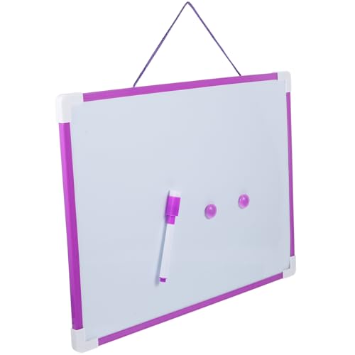 HANABASS 1 Satz Doppelseitiges Magnetisches Whiteboard Schreibtafel Erasable Message Board für Zuhause und Büro Zeichenbrett für Notizen und Kreative von HANABASS