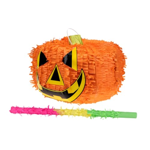 HANABASS 1 Satz Kürbis Piñatas Kürbisse gruseliger Kürbis Form Halloween -Party groß mit Halloween-Kürbisstock Halloween Schmuck Kürbis-Piñata für Halloween Party-Pinata- Papier Orange HANABASS 1 Satz Kürbis Piñatas Kürbisse gruseliger Kürbis Form Halloween -Party groß mit Halloween-Kürbisstock Halloween Schmuck Kürbis-Piñata für Halloween Party-Pinata- Papier Orange von HANABASS