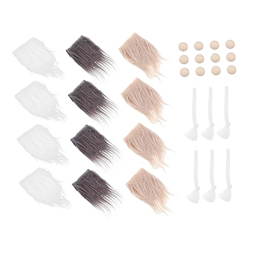 HANABASS 1 Satz Pre Cut Gnome Beard Set Künstliche aus Kunstfell für DIY Bastelarbeiten Weiß Khaki Dunkelgrau für Dekoration und Bastelprojekte HANABASS 1 Satz Pre Cut Gnome Beard Set Künstliche aus Kunstfell für DIY Bastelarbeiten Weiß Khaki Dunkelgrau für Dekoration und Bastelprojekte von HANABASS