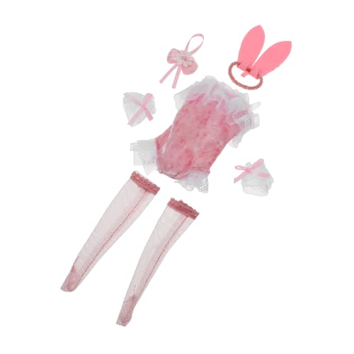 HANABASS 1 Satz Puppenkleidung Hasenkostüm Für Mädchen Puppenzubehör Für Dress -up Kleidung Für Puppen Anziehen Prinzessin-Puppe-kostüm- Puppensachen Polyester von HANABASS