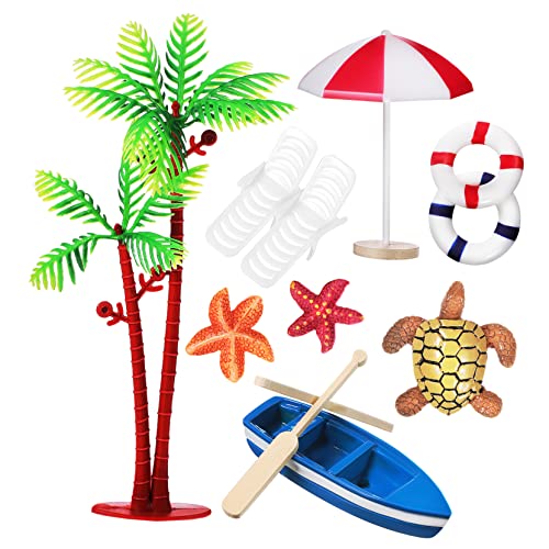 HANABASS 1 Satz Strand Themen Dekoration Kuchendekorationen Tropical Party Dekorationen Strand Themen Party Dekorationen Nautische Dekoration Tropische 10 Stück HANABASS 1 Satz Strand Themen Dekoration Kuchendekorationen Tropical Party Dekorationen Strand Themen Party Dekorationen Nautische Dekoration Tropische 10 Stück von HANABASS