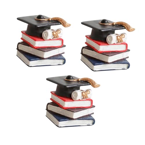 HANABASS 1 Satz Tortendeko Abschlussfeier Doktorhut Und Cake Topper Für Graduation Party Dekoration Für Kuchen Festliche Abschluss Deko 3 Stück HANABASS 1 Satz Tortendeko Abschlussfeier Doktorhut Und Cake Topper Für Graduation Party Dekoration Für Kuchen Festliche Abschluss Deko 3 Stück von HANABASS