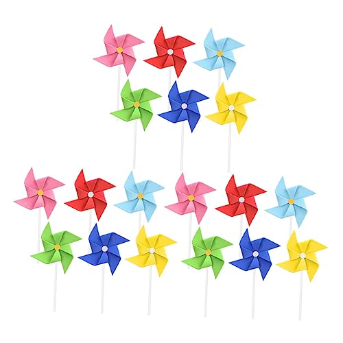 HANABASS 1 Satz Windmühlenkarte Für Kuchen -topper Party Oh Windmühlen-cupcake-topper Mini-windmühlen- Geburtstagstortendekorationen Cake Topper Shower Bunt Eva 18 Stück HANABASS 1 Satz Windmühlenkarte Für Kuchen -topper Party Oh Windmühlen-cupcake-topper Mini-windmühlen- Geburtstagstortendekorationen Cake Topper Shower Bunt Eva 18 Stück von HANABASS
