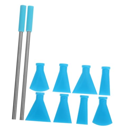 HANABASS 1 Set Gießwerkzeuge Für Acrylfarbe: Edelstahl-strohhalm-blasdüsen-set Für Fluid Artist Bloom Und Dutch Pouring-zubehör, Malbedarf von HANABASS