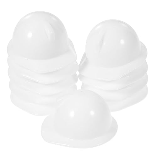 HANABASS 10 Stück Mini-Bauhut kuchendekoration tortendeko firmung Puppenkleidung Accessoire Puppenhut Zubehör Modellbau Zubehör Kind Kappe Helm für Minipuppe Minihelm für Puppe Plastik Weiß HANABASS 10 Stück Mini-Bauhut kuchendekoration tortendeko firmung Puppenkleidung Accessoire Puppenhut Zubehör Modellbau Zubehör Kind Kappe Helm für Minipuppe Minihelm für Puppe Plastik Weiß von HANABASS