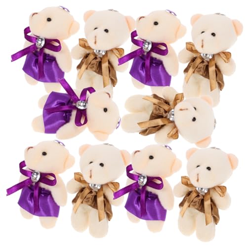 HANABASS 10 Stück Plüsch Schlüsselanhänger Niedliche Cartoon Anhänger für Taschen Handys Dekorationen Partys und Weihnachten HANABASS 10 Stück Plüsch Schlüsselanhänger Niedliche Cartoon Anhänger für Taschen Handys Dekorationen Partys und Weihnachten von HANABASS