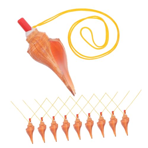 HANABASS 10 Stück Schraubenwinkelpfeife Muschelpfeifen- Trainingspfeifen Muschelpfeife Kinderpfeifen- muschelförmige Pfeifen Plastik HANABASS 10 Stück Schraubenwinkelpfeife Muschelpfeifen- Trainingspfeifen Muschelpfeife Kinderpfeifen- muschelförmige Pfeifen Plastik von HANABASS