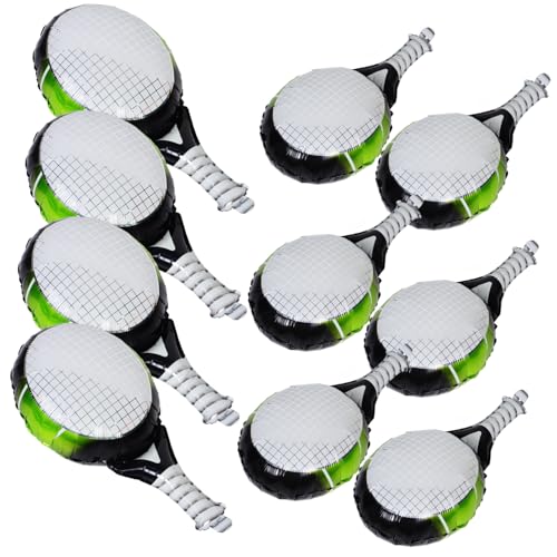 HANABASS 10 Stück Tennisballons Dekorationen Willkommensballons Gelb Für Geburtstage Jumbo Bälle Tennis Folienballons Party Rennen Geburtstag Mit Ballons Zubehör von HANABASS