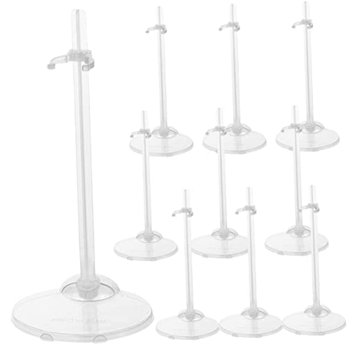 HANABASS 10 Stück Transparente Puppenständer Kunststoff Puppenhalter für Sichere Präsentation von Puppen für Kinderzimmer Verbesserung der Kreativität HANABASS 10 Stück Transparente Puppenständer Kunststoff Puppenhalter für Sichere Präsentation von Puppen für Kinderzimmer Verbesserung der Kreativität von HANABASS